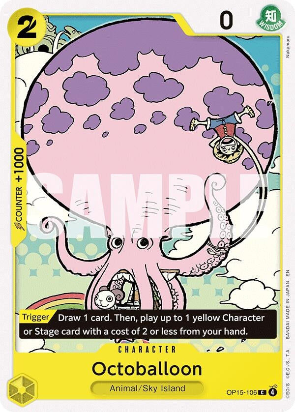 Image for Octoballoon (OP15-106) (Adventure on Kami's Island) - One Piece Card Game
