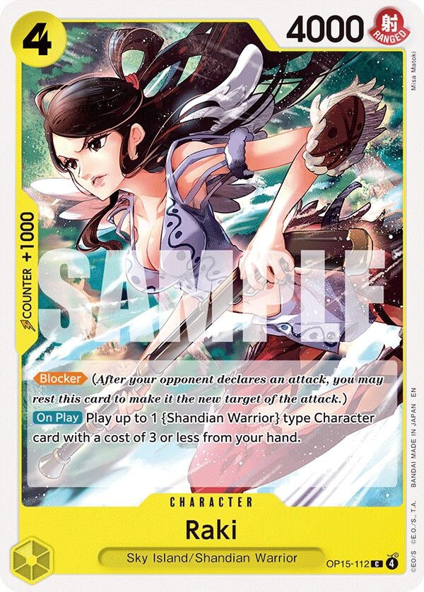 Image for Raki (OP15-112) (Adventure on Kami's Island) - One Piece Card Game