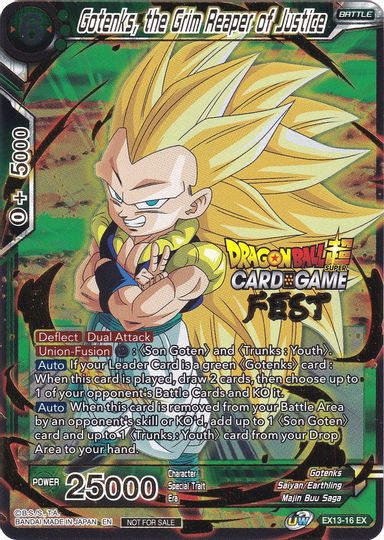 Gotenks, the Grim Reaper of Justice (Card Game Fest 2022) (EX13-16) [Tournament Promotion Cards] | Red Riot Games CA