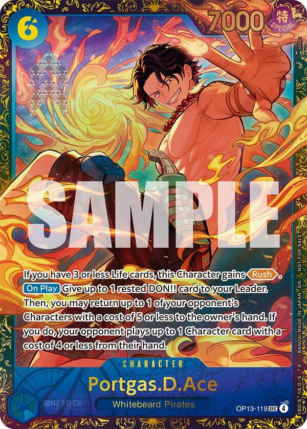 Image for Portgas.D.Ace (119) (Treasure Cup March 2026) (OP13-119) (One Piece Promotion Cards) - One Piece Card Game