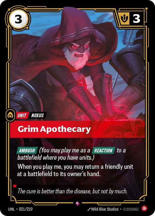Image for Grim Apothecary (021/219) (Unleashed) - Riftbound: League of Legends Trading Card Game