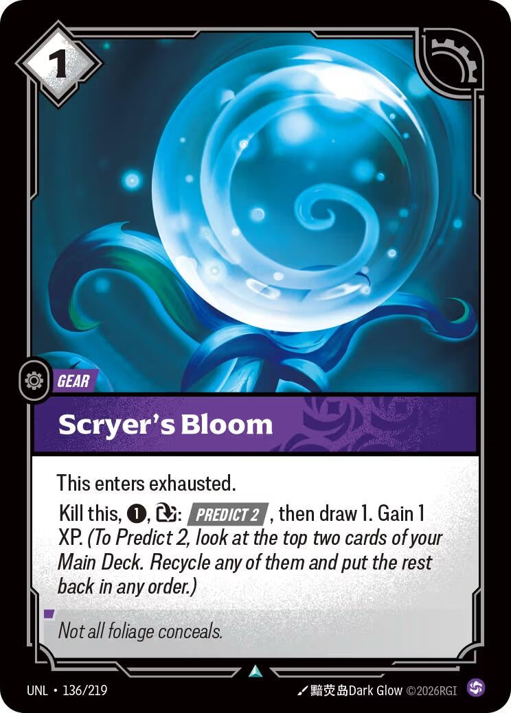 Image for Scryer's Bloom (136/219) (Unleashed) - Riftbound: League of Legends Trading Card Game