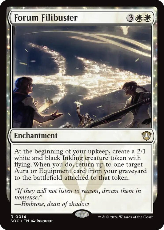 Image for Forum Filibuster (14) (Secrets of Strixhaven) - Magic: The Gathering