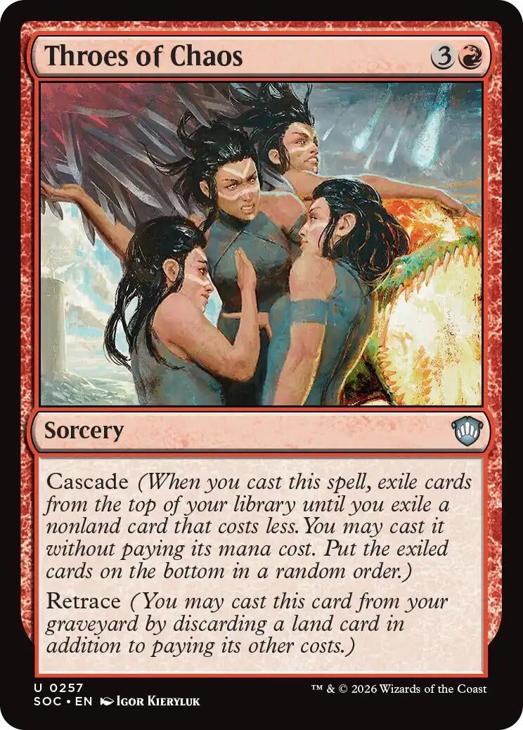 Image for Throes of Chaos (257) (Secrets of Strixhaven) - Magic: The Gathering