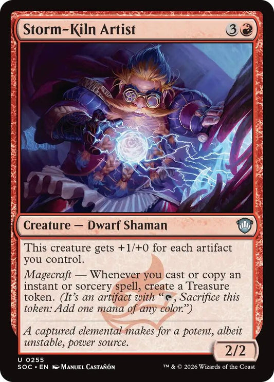 Image for Storm-Kiln Artist (255) (Secrets of Strixhaven) - Magic: The Gathering