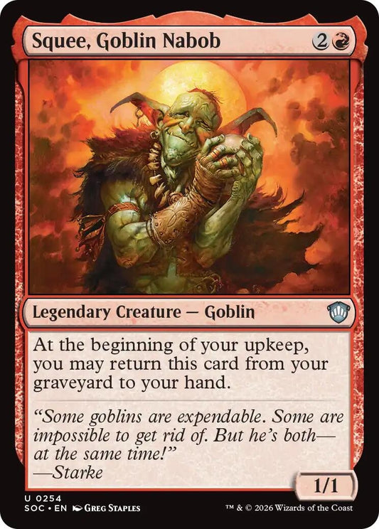 Image for Squee, Goblin Nabob (254) (Secrets of Strixhaven) - Magic: The Gathering