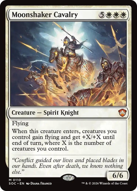Image for Moonshaker Cavalry (110) (Secrets of Strixhaven) - Magic: The Gathering
