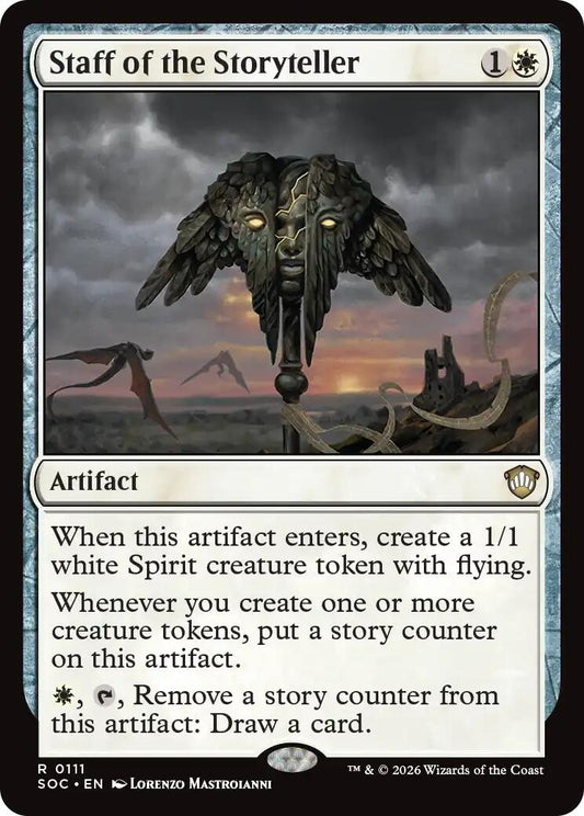 Image for Staff of the Storyteller (111) (Secrets of Strixhaven) - Magic: The Gathering