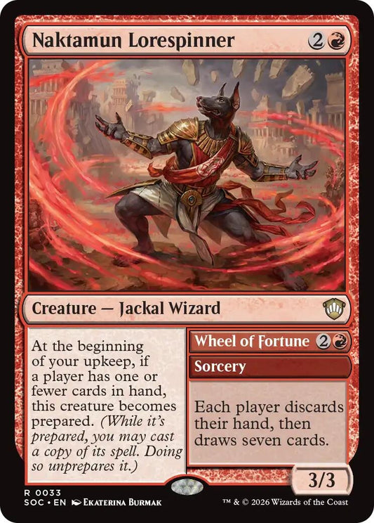 Image for Naktamun Lorespinner (33) (Secrets of Strixhaven) - Magic: The Gathering