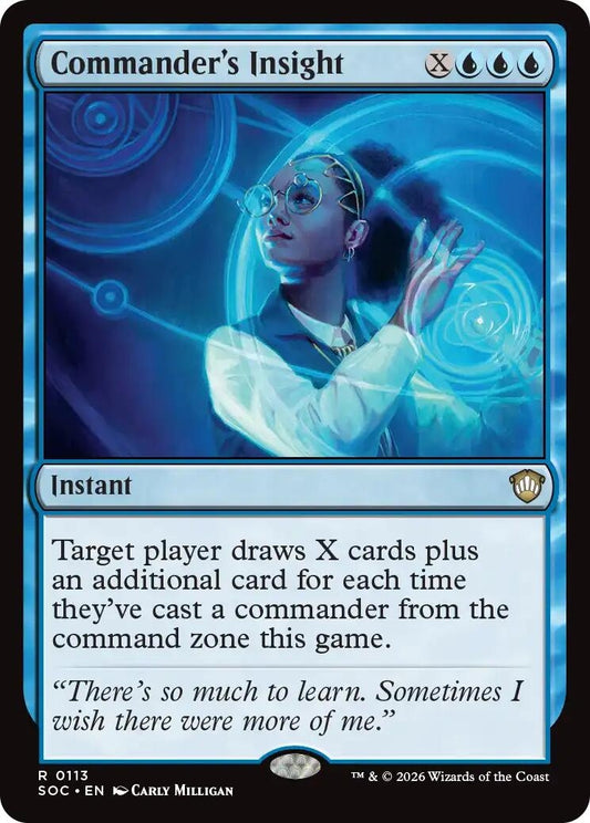 Image for Commander's Insight (113) (Secrets of Strixhaven) - Magic: The Gathering
