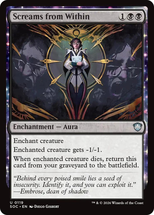 Image for Screams from Within (119) (Secrets of Strixhaven) - Magic: The Gathering