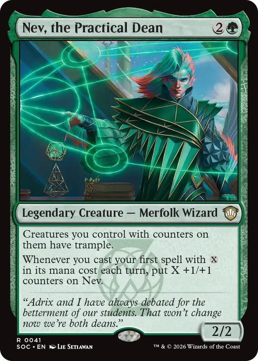 Image for Nev, the Practical Dean (41) (Secrets of Strixhaven) - Magic: The Gathering