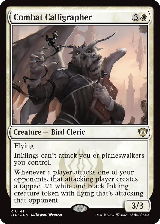 Image for Combat Calligrapher (141) (Secrets of Strixhaven) - Magic: The Gathering