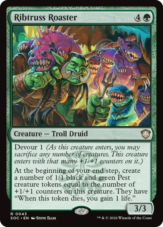 Image for Ribtruss Roaster (43) (Secrets of Strixhaven) - Magic: The Gathering