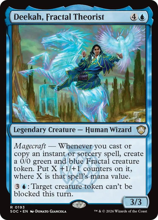 Image for Deekah, Fractal Theorist (193) (Secrets of Strixhaven) - Magic: The Gathering
