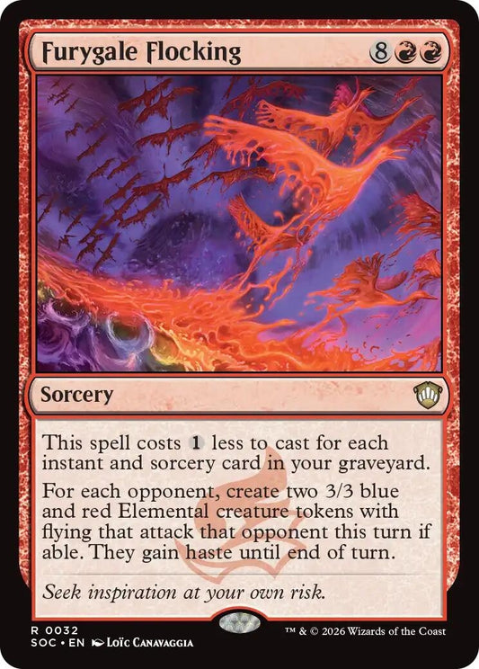 Image for Furygale Flocking (32) (Secrets of Strixhaven) - Magic: The Gathering