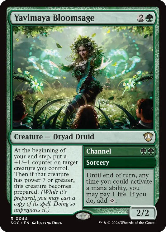 Image for Yavimaya Bloomsage (44) (Secrets of Strixhaven) - Magic: The Gathering