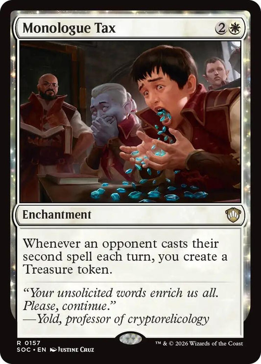 Image for Monologue Tax (157) (Secrets of Strixhaven) - Magic: The Gathering
