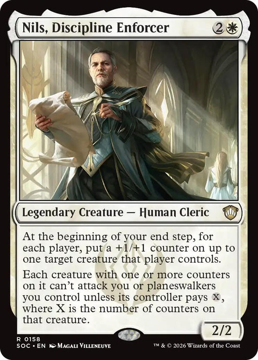 Image for Nils, Discipline Enforcer (158) (Secrets of Strixhaven) - Magic: The Gathering