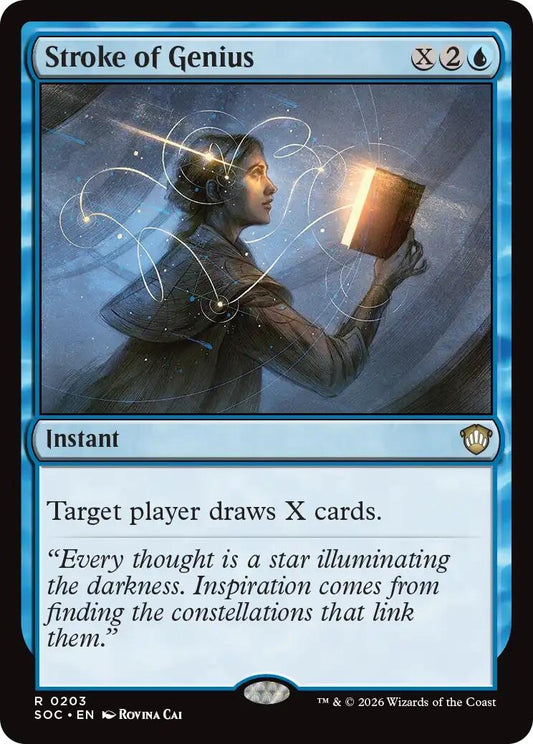 Image for Stroke of Genius (203) (Secrets of Strixhaven) - Magic: The Gathering