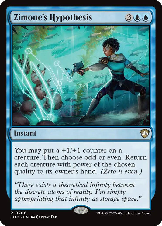 Image for Zimone's Hypothesis (206) (Secrets of Strixhaven) - Magic: The Gathering
