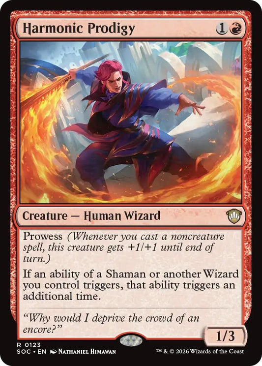Image for Harmonic Prodigy (123) (Secrets of Strixhaven) - Magic: The Gathering