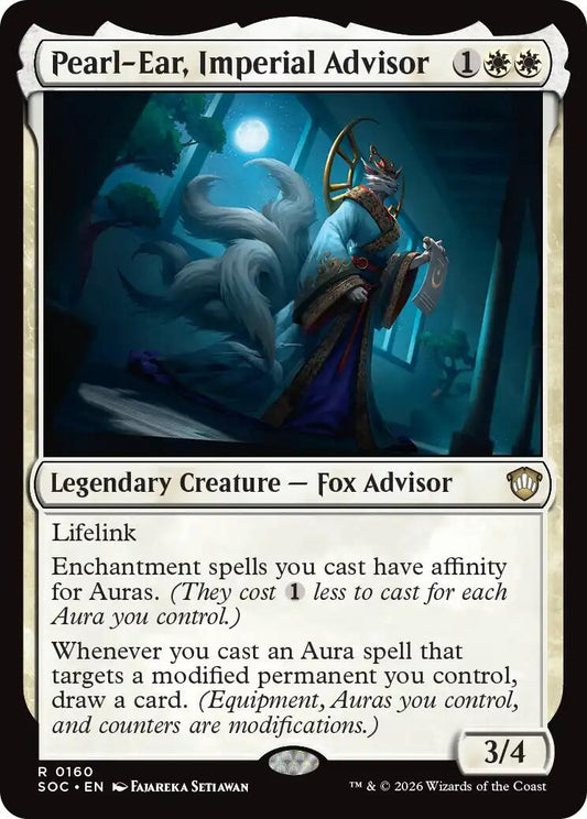 Image for Pearl-Ear, Imperial Advisor (160) (Secrets of Strixhaven) - Magic: The Gathering