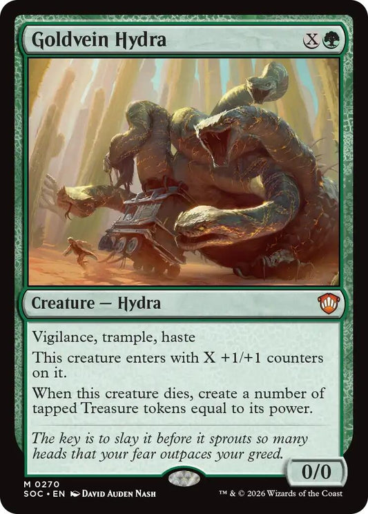 Image for Goldvein Hydra (270) (Secrets of Strixhaven) - Magic: The Gathering