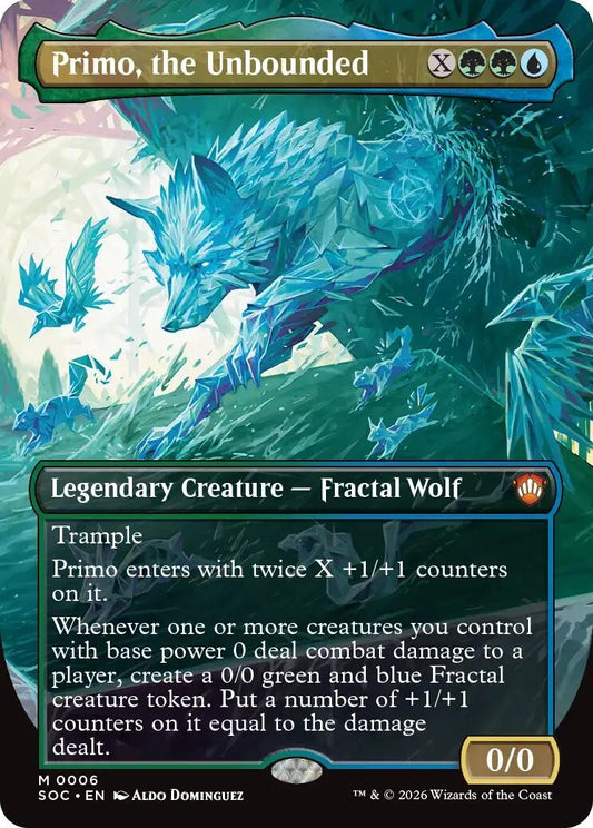 Image for Primo, the Unbounded (Borderless) (6) (Secrets of Strixhaven) - Magic: The Gathering
