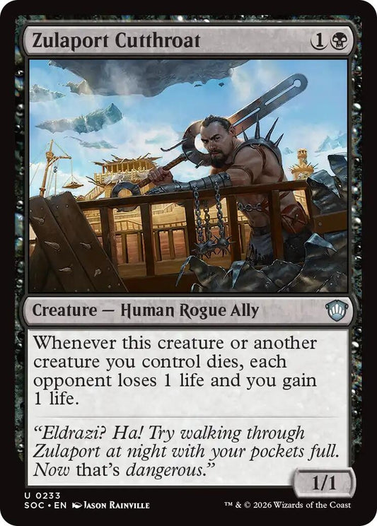 Image for Zulaport Cutthroat (233) (Secrets of Strixhaven) - Magic: The Gathering