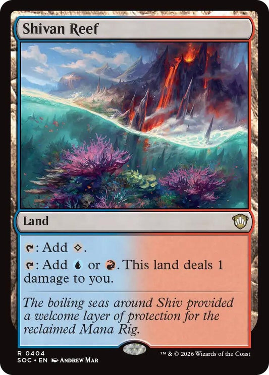 Image for Shivan Reef (404) (Secrets of Strixhaven) - Magic: The Gathering