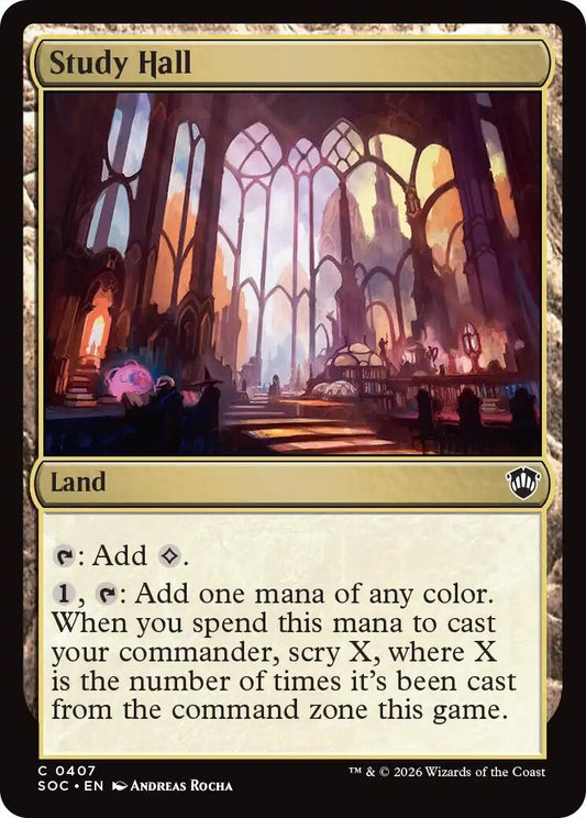 Image for Study Hall (407) (Secrets of Strixhaven) - Magic: The Gathering