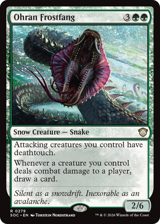 Image for Ohran Frostfang (279) (Secrets of Strixhaven) - Magic: The Gathering