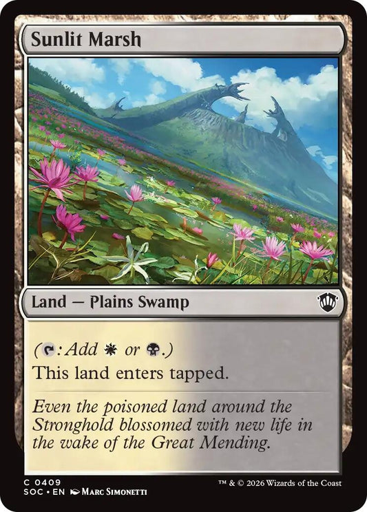 Image for Sunlit Marsh (409) (Secrets of Strixhaven) - Magic: The Gathering
