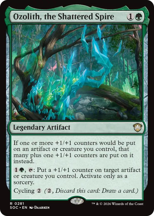 Image for Ozolith, the Shattered Spire (281) (Secrets of Strixhaven) - Magic: The Gathering