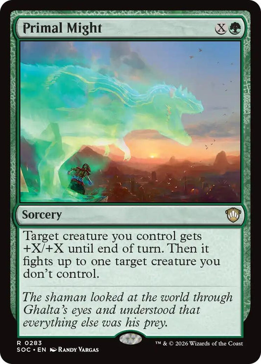 Image for Primal Might (283) (Secrets of Strixhaven) - Magic: The Gathering