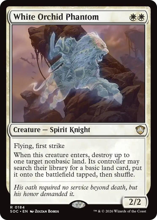 Image for White Orchid Phantom (184) (Secrets of Strixhaven) - Magic: The Gathering