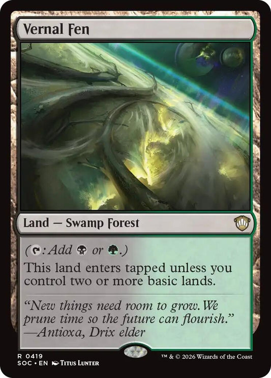 Image for Vernal Fen (419) (Secrets of Strixhaven) - Magic: The Gathering