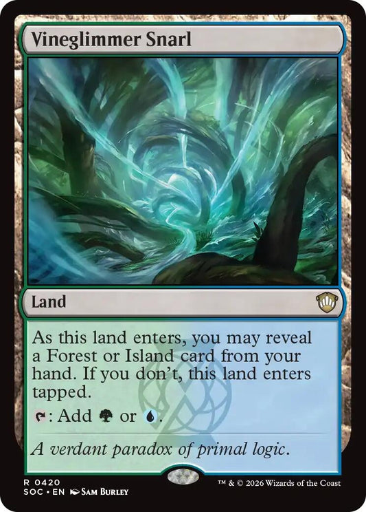 Image for Vineglimmer Snarl (420) (Secrets of Strixhaven) - Magic: The Gathering