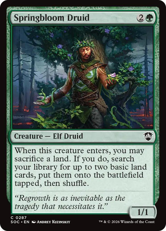 Image for Springbloom Druid (287) (Secrets of Strixhaven) - Magic: The Gathering