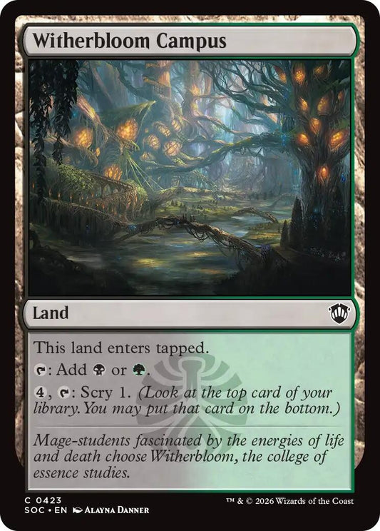 Image for Witherbloom Campus (423) (Secrets of Strixhaven) - Magic: The Gathering