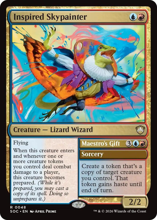 Image for Inspired Skypainter (48) (Secrets of Strixhaven) - Magic: The Gathering