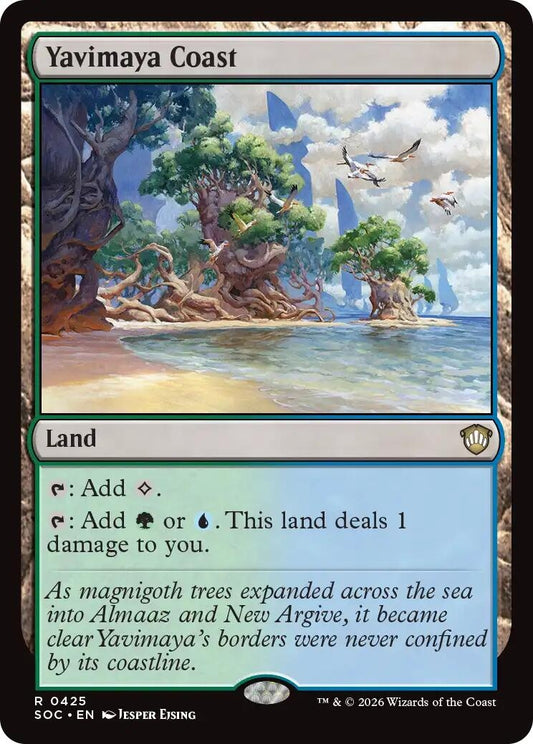Image for Yavimaya Coast (425) (Secrets of Strixhaven) - Magic: The Gathering