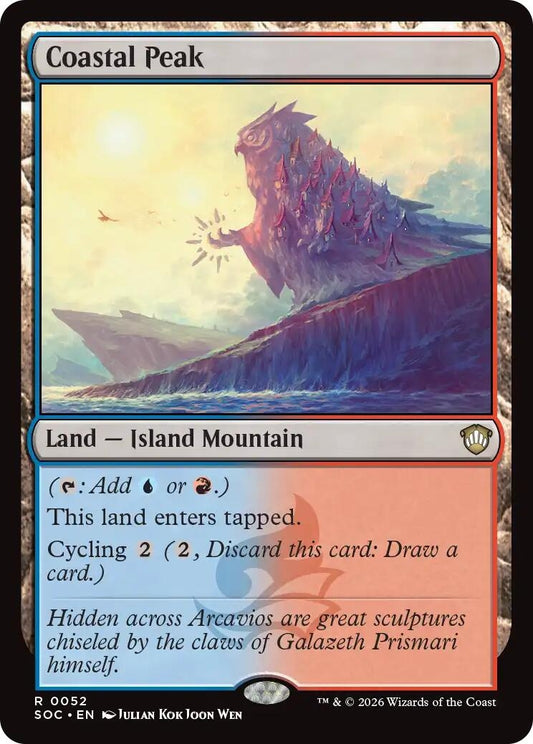 Image for Coastal Peak (52) (Secrets of Strixhaven) - Magic: The Gathering