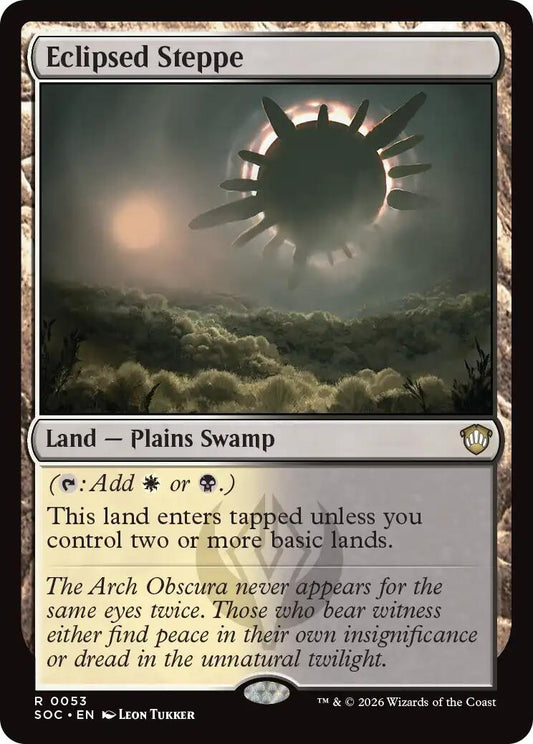 Image for Eclipsed Steppe (53) (Secrets of Strixhaven) - Magic: The Gathering