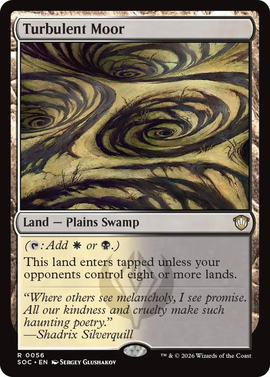 Image for Turbulent Moor (56) (Secrets of Strixhaven) - Magic: The Gathering