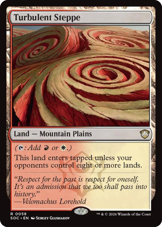 Image for Turbulent Steppe (58) (Secrets of Strixhaven) - Magic: The Gathering