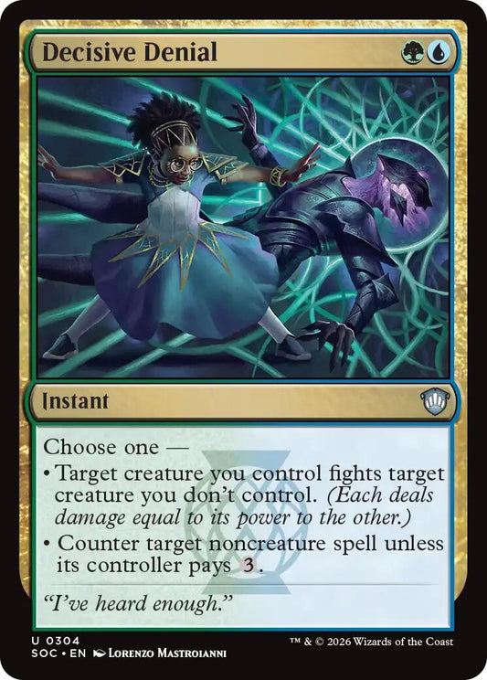 Image for Decisive Denial (304) (Secrets of Strixhaven) - Magic: The Gathering