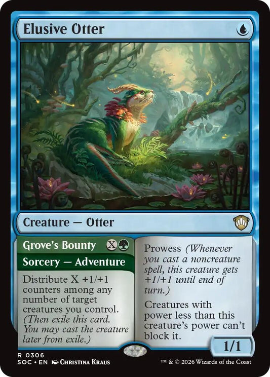 Image for Elusive Otter (306) (Secrets of Strixhaven) - Magic: The Gathering