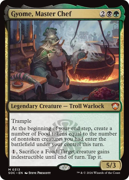 Image for Gyome, Master Chef (313) (Commander: Secrets of Strixhaven) - Magic: The Gathering